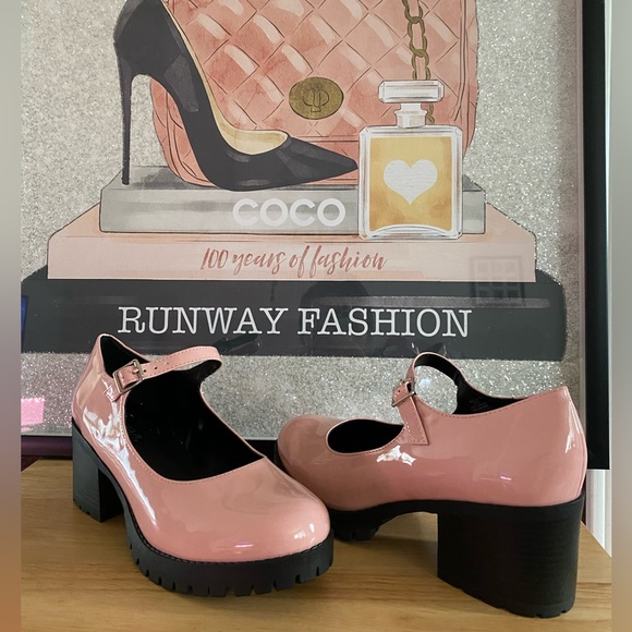 Shoes Light Pink Mary Jane Pin Up Heels Poshmark